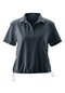 Damen Kurzarm-Radbluse Adventure Blouse W Blau outerspace