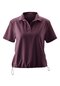 Damen Kurzarm-Radbluse Adventure Blouse W Rot rich soil