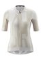 Damen Kurzarm-Radtrikot mit Full-Zip kurzarm Road Jersey Print W Grau chateau gray