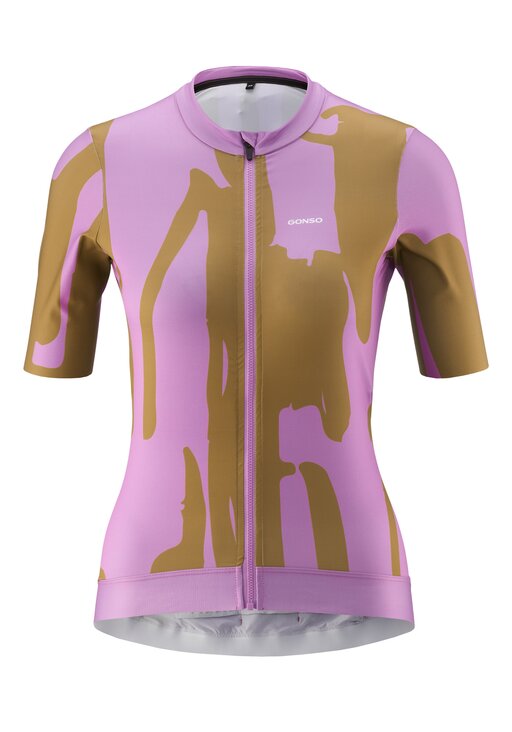 Fietsshirts korte mouw Road Jersey Print W