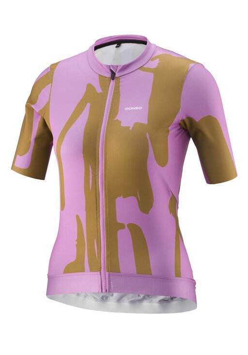 Fietsshirts korte mouw Road Jersey Print W