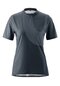 Damen Kurzarm-Radshirt mit 1/2-Zip kurzarm Adventure Jersey Halfzip W Blau outerspace