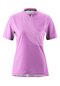 Damen Kurzarm-Radshirt mit 1/2-Zip kurzarm Adventure Jersey Halfzip W Violett wisteria bloom