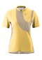 Damen Kurzarm-Radshirt mit 1/2-Zip kurzarm Adventure Jersey Halfzip W Gelb Beige yellowfinch/jonesboro