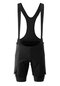 Herren Radhose mit angenähter Shorts kurz Essential Shorts 2in1 M Schwarz black