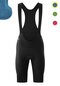 Damen Fahrradhose kurz SITIVO Bib W Schwarz black / skydiver