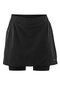 Damen Radrock kurz Adventure Skirt W Schwarz black
