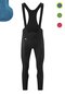 Herren Thermo Fahrradhose lang Sitivo Tight BIB M Schwarz black / skydiver