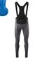 Herren Thermo Fahrradhose lang Sitivo Tight BIB M Grau mercury gray/skydiver