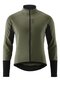 Herren Softshell Rennradjacke ROAD JACKET SOFTSHELL 2 M Grün dakota shadow
