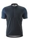 Herren Kurzarm-Radshirt mit 1/2-Zip kurzarm Adventure Jersey Halfzip M Blau outerspace