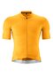 Men's short-sleeved cycling jersey with full zip Short Sleeve Road Jersey M orange glowing gold
