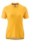 Damen Kurzarm-Radshirt mit 1/2-Zip kurzarm Adventure Jersey Halfzip W Orange glowing gold