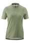 Damen Kurzarm-Radshirt mit 1/2-Zip kurzarm Adventure Jersey Halfzip W Grün bellcourt castle