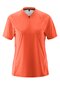Damen Kurzarm-Summerbrushed-Radshirt mit 1/2-Zip kurzarm Adventure Jersey Soft Touch W Rot fiesta red
