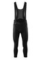 Herren 5/6-Hybrid-Träger-Radhose mit Polster lang Ride Miles Bib 5/6 SC M Schwarz black