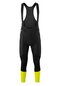 Lange Träger-Softshell-Radhose mit Polster für Herren lang Essential Bib Tight Softshell M Gelb safety yellow