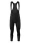Lange Träger-Softshell-Radhose mit Polster für Herren lang Essential Bib Tight Softshell M Schwarz black