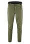 Lange strukturierte Softshell Radhose ohne Polster für Herren lang Trail Pants Softshell M Grün oak ash