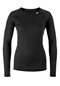 Langarm-Rad-Unterhemd für Damen Base Shirt Longsleeve Therm W Schwarz black