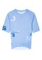 Damen Rennrad Jersey High Summer kurzarm High Summer Jersey Zipless W Blau stormy blue