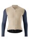 Herren SITIVO Fahrradtrikot langarm SITIVO Jersey Longsleeve M Beige cream-navy
