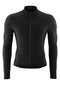 Langarm-Thermo-Radtrikot mit Fullzip für Herren langarm SITIVO Jersey Therm M Schwarz black