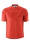 Herren Kurzarm-Radshirt mit 3/4-Zip kurzarm Adventure Jersey 3/4 Zip M Rot paprika flame