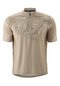 Herren Kurzarm-Radshirt mit 3/4-Zip kurzarm Adventure Jersey 3/4 Zip M Beige jonesboro cream